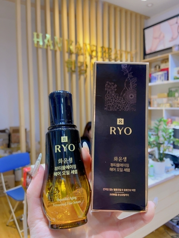 Tinh Dầu Dưỡng Tóc Phục Hồi, Giảm Tóc Gẫy Rụng Ryo Beautiful Aging Fermented Hair Serum 100ml