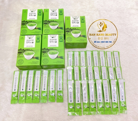 Bột diệp lục Premium Organic Barley Sprouts Powder Hàn Quốc 100g Bột diệp lục Premium Organic Barley Sprouts Powder Hàn Quốc 100g