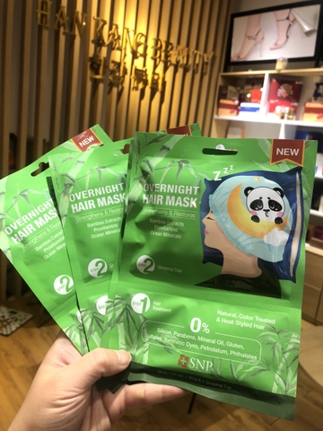 Mặt nạ dưỡng tóc ban đêm khẩn cấp cho tóc hay uốn nhuộm khô xơ SNP Overnight Hair Mask Mặt nạ dưỡng tóc ban đêm khẩn cấp cho tóc hay uốn nhuộm khô xơ SNP Overnight Hair Mask