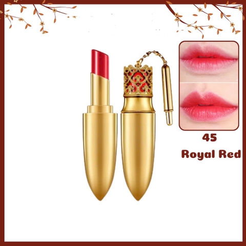 Son lì có dưỡng The History Of Whoo Gongjinhyang: Mi Luxury Lip Rouge No 45 Royal Red Đỏ hoàng gia 6g Son lì có dưỡng The History Of Whoo Gongjinhyang: Mi Luxury Lip Rouge No 45 Royal Red Đỏ hoàng gia 6g