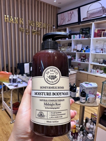 Sữa tắm hoa hồng dưỡng ẩm, trắng da Dr.SEED Moisture Body Wash Midnight Rose 500ml  Sữa tắm hoa hồng dưỡng ẩm, trắng da Dr.SEED Moisture Body Wash Midnight Rose 500ml
