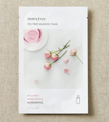 Mặt Nạ Giấy Innisfree My Real Squeeze Mask Mặt Nạ Giấy Innisfree My Real Squeeze Mask