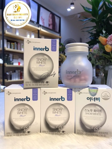 Viên Uống Cấp Nước Dưỡng Da Trắng Sáng, Chống Nắng CJ Innerb Snow White (56 viên) Viên Uống Cấp Nước Dưỡng Da Trắng Sáng, Chống Nắng CJ Innerb Snow White (56 viên)
