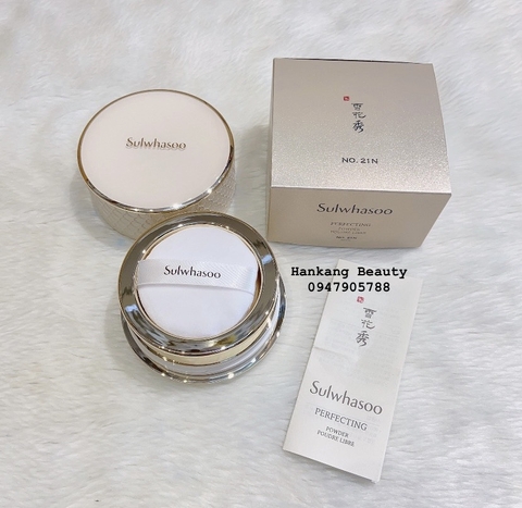 Phấn phủ cao cấp mềm mịn dạng bột Sulwhasoo Perfecting Powder N021 Phấn phủ cao cấp mềm mịn dạng bột Sulwhasoo Perfecting Powder N021