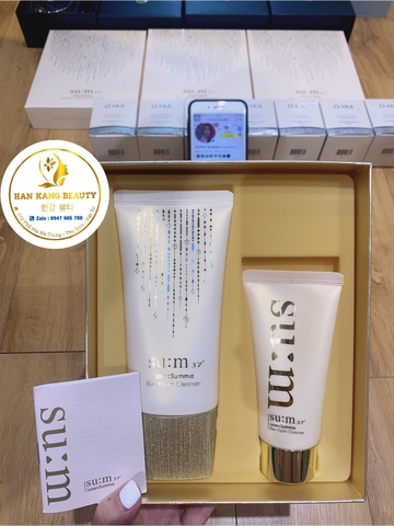 Sữa rửa mặt tinh chất vàng sạch sâu, dịu nhẹ, kháng viêm Su:m37 Losec Summa Elixir Foam Cleanser Sữa rửa mặt tinh chất vàng sạch sâu, dịu nhẹ, kháng viêm Su:m37 Losec Summa Elixir Foam Cleanser