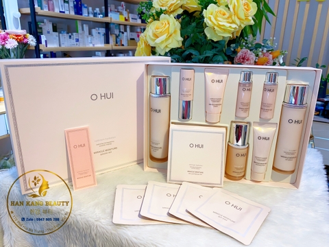 Bộ Dưỡng Ẩm Sáng Da, Căng Bóng Ohui Optimum Hydration Miracle Moisture 9sp Bộ Dưỡng Ẩm Sáng Da, Căng Bóng Ohui Optimum Hydration Miracle Moisture 9sp