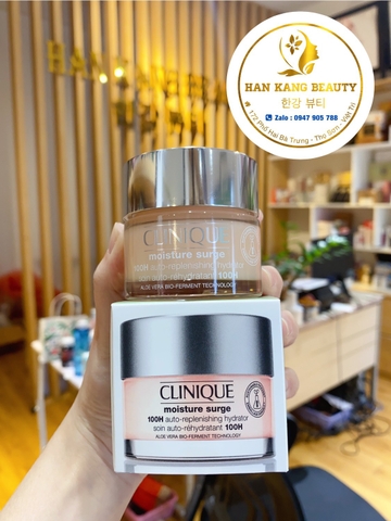 Kem Dưỡng Ẩm dạng Gel Clinique Moisture Surge 100H Auto-Replenishing Hydrator Aloe Bioferment + Ha 50ml