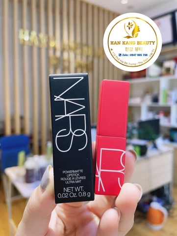 Son Thỏi Lì Cao Cấp Nars Power Matte Lipstick Rouge À Lèvres Ultra Mat Màu 132: đỏ Ruby