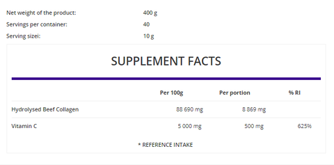 Ostrovit Collagen + Vitamin C (400g)