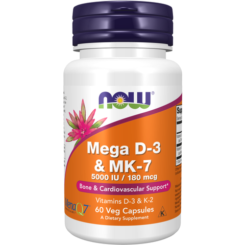Now Vitamin Mega D3 & MK7 (60 Viên)