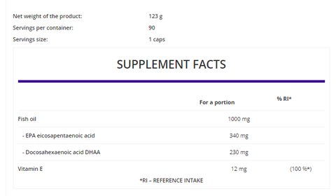 Ostrovit Omega 3 Ultra (90 Viên)