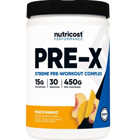 Nutricost Pre-X (30 Lần Dùng) - Cực Mạnh