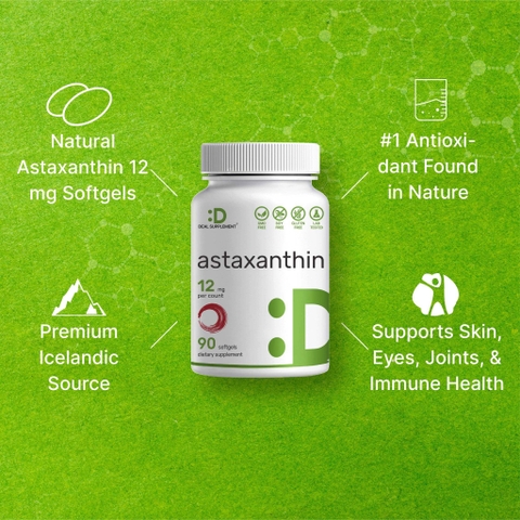 Deal Supplement Astaxanthin 12mg (90 Viên)