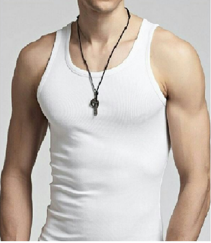 Áo ba lỗ Tank Top Aristino (White) AC-21