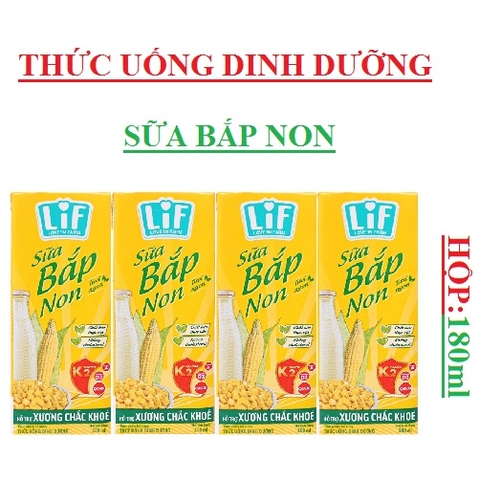 Sữa bắp non (sữa ngô) Lif 180ml