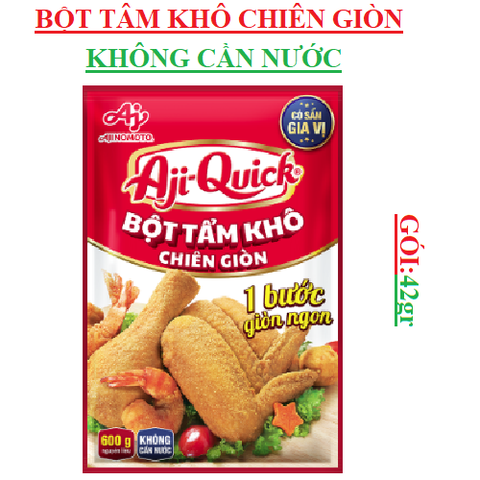 Bột tẩm khô chiên giòn Aj-Quick  gói 42g
