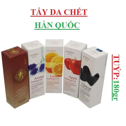 Tẩy da chết hàn quốc arrahan tuýp 180ml