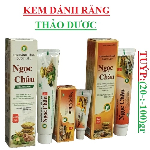 Kem đánh răng dược liệu Ngọc châu