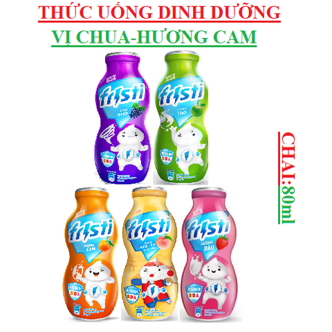 Thức uống dinh dưỡng vị chua Fristi chai (75-:-85)ml