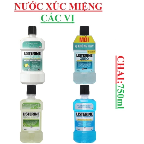 Nước xúc miệng Listerine Thái Lan chai 750ml