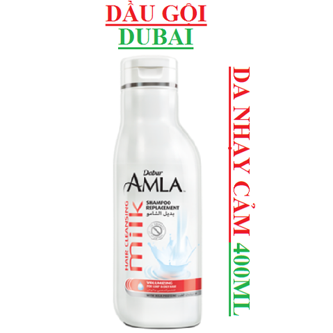 Dầu gội Dubai Dabur Amla  400ml Dày tóc&nhạy cảm, Chắc khỏe, Dưỡng ẩm