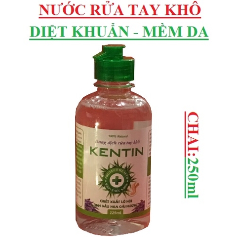 Nước rửa tay khô kentin  chai 225ml