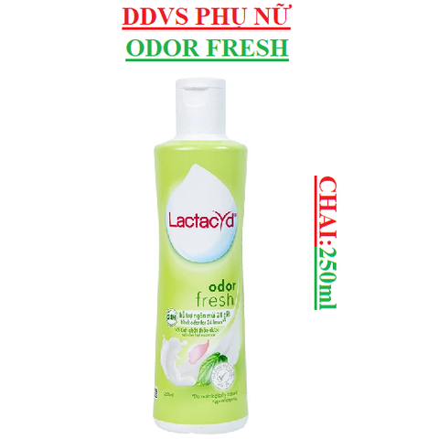 Dung dịch vệ sinh phụ nữ ngăn mùi odor fresh lactacyd chai  250ml