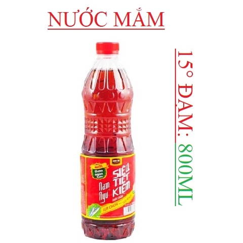 Nước mắm Nam Ngư Siêu tiết kiệm chai 800ml