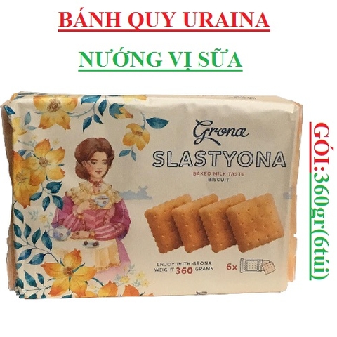 Bánh grona slastyona baked milk taste biscuit ucraina