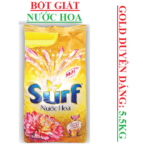 Bột giặt  surf 6kg hương chanh, hương xuân; 5.5kg quyến rũ, duyên dáng