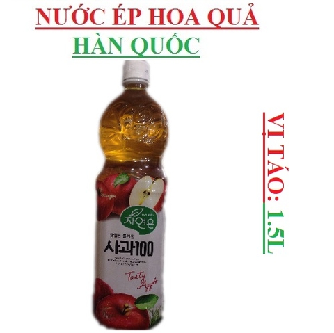 Nước ép táo hàn quốc woongjin  1500ml chai