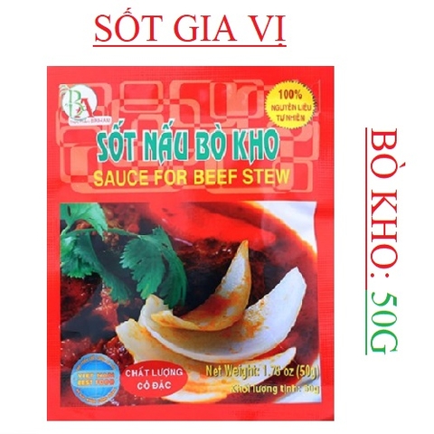 Sốt nấu bò kho Bình An 50g