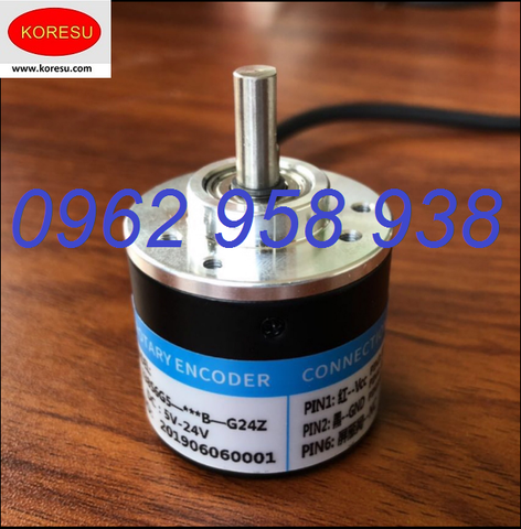 Bộ mã hóa vòng quay encoder tuyệt đối xung 1000 và 1024 vòng/s pha AB. Pha ABZ.