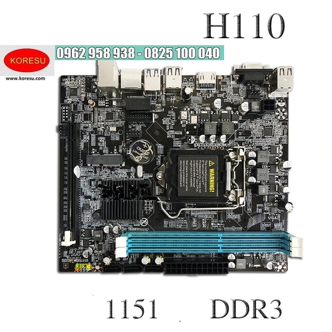 bo mạch chủ máy tính để bàn H110 hoàn toàn mới CPU LGA1151 (98021)