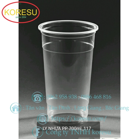 1000 Ly Nhựa Cốc Nhựa PP 700 ML