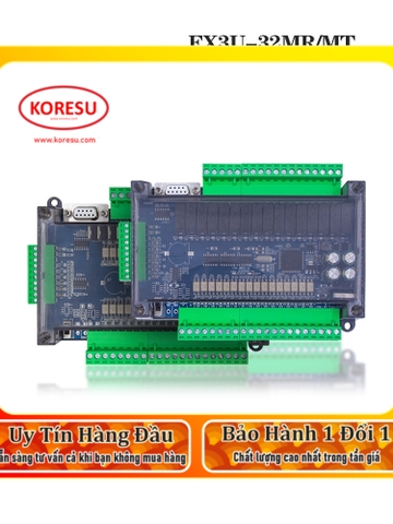 Bảng điều khiển công nghiệp PLC trong nước Bộ điều khiển đầu vào và đầu ra tốc độ cao FX3U32MT 32MR đi kèm với analog