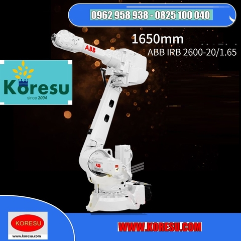 Cánh tay robot công nghiệp ABB IRB 2600 tải trọng 12kg khu vực làm việc 1850mm robot sáu trục