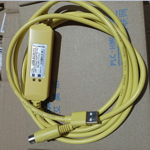 Cáp lập trình USB-SC09-FX cho PLC Mitsubishi FX, PLC, RS422,