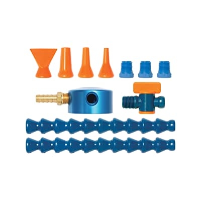 Coolant Hose Magnetic Base Manifold Kit, 12 Piece, 1/4