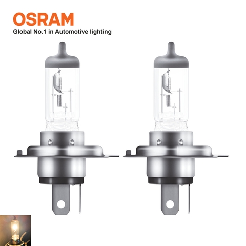 Combo 2 Bóng Đèn Halogen Tăng Sáng 100% OSRAM Truckstar Pro H4 24V 75/70W - Nhập Khẩu Chính Hãng