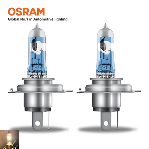 Combo 2 Bóng Đèn Halogen Tăng Sáng 150% OSRAM Night Breaker Laser H4 12V 60/55W - Nhập Khẩu Chính Hãng