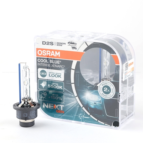 Combo 2 Bóng Đèn Xenon (Next Gen) OSRAM Cool Blue Intense D2S 66240CBN 12V 35W - Nhập Khẩu Chính Hãng