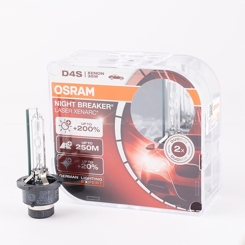 Combo 2 Bóng Đèn Xenon OSRAM Night Breaker D4S 66440XNL 12V 35W - Nhập Khẩu Chính Hãng