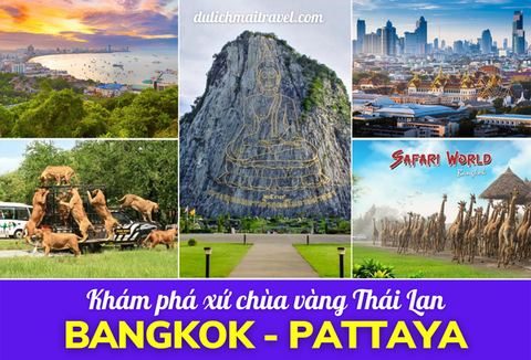 [TOUR THÁI LAN] BANGKOK & PATTAYA - CÔNG VIÊN NONG NOOCH