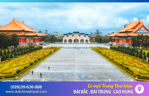 Tour Đài Loan 5N4D • Cao Hùng - Đài Trung -  Đài Bắc