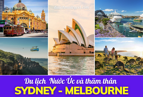 [TOUR ÚC 8N7D HÀNG THÁNG 2024]  SYDNEY, MELBOURNE,BAY VJ