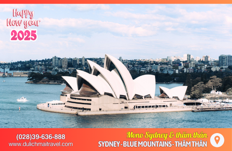 Tour Úc  2026 • Du Lịch Sydney 5N4D & Thăm Thân Nhân