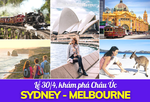 [TOUR ÚC 6N5D LỄ 30/04/2024] SYDNEY, MELBOURNE, BAY JQ , 4 SAO