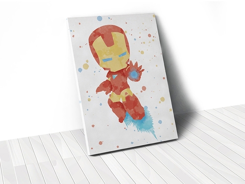 Tranh Iron man watercolor