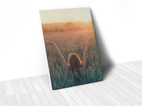 Tranh Girl in the field